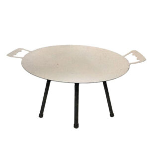 60 cm Sadj Broodmaker & Kookpan Tawa met Driepoot – Traditionele Bakpan
