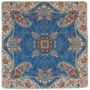 Perzische Termeh Kussenhoes – Model Jameh | Handgemaakte Decoratieve Sierkussen