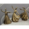 Decoratieve Sama Dansers – Set van 3 Minimalistische Beeldjes