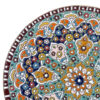 Decoratief Koperen Bord Handgeschilderd met Perzische Minakari Emaille Engel