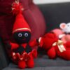 Amigurumi Handgemaakte Gehaakte Gevuld Pop voor Nowruz – Hajji Firuz | Zachte Pluche Speelgoed Toy