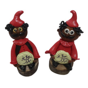Ornament Hajji Firuz Figurine voor Perzisch Nieuwjaar Nowruz en Haft-sin (2x)