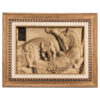 Handgeknoopte Perzische Picturale Tapijt uit Tabriz, Weergave van Persepolis