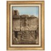 Handgeknoopte Perzische Picturale Tapijt uit Tabriz, Weergave van Persepolis