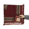Perzische Tafelkleed: Isfahan’s Traditionele Kalamkari Block Print Rood