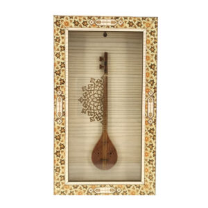 Maquette Model Kit: Perzische Setar Replica met Display Frame