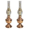 Perzische Koperen Kerosine Olie Lamp Model Shah Abbas (2x)