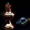 Perzische Koperen Kerosine Olie Lamp Model Shah Abbas (2x)