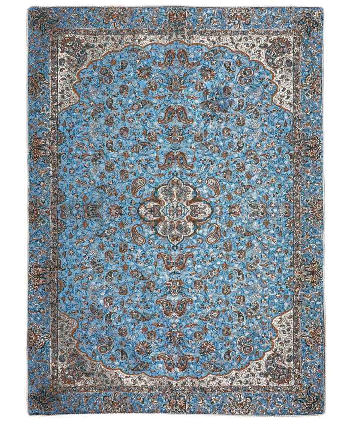 Perzische Termeh Gebedmat Luxe Islamitische Sajada Blauw