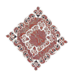 Luxe Reisgebedskleed – Rood Paisley Termeh Stof
