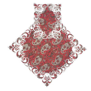 Draagbaar Reisgebedskleed – Blauw Paisley Pocketformaat
