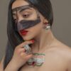 Handgemaakt Battoulah Masker – Gulf Burqa Grijs