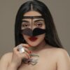Handgemaakt Battoulah Masker – Gulf Burqa Grijs