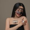 Handgemaakt Battoulah Masker – Gulf Burqa Grijs