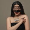 Handgemaakt Battoulah Masker – Gulf Burqa Grijs