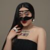 Handgemaakt Battoulah Masker – Gulf Burqa Grijs