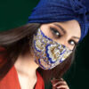 Handgemaakte Mode Geborduurde Gezichtsmasker voor Vrouwen – Model Almas