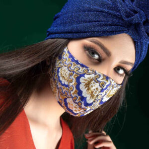 Handgemaakte Mode Geborduurde Gezichtsmasker voor Vrouwen – Model Abtin