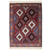 Handgeknoopt Perzisch Qashqai Tapijt (Kheshti Geometrische Ruit) - Bruine Wol