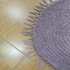 Handgeweven Boho Macrame Vloerkleed – Paarse Kleur