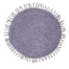 Handgeweven Boho Macrame Vloerkleed – Paarse Kleur