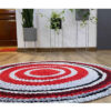 Handgeweven Boho Macrame Vloerkleed – Teriko Patroon