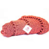 Handgeweven Boho Macrame Vloerkleed – Rode Kleur
