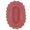 Handgeweven Boho Macrame Vloerkleed – Ovale Vorm