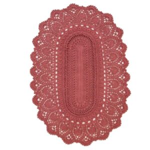 Handgeweven Boho Macrame Vloerkleed – Ovale Vorm
