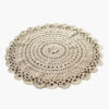 Handgeweven Boho Macrame Vloerkleed – Schijnende Zon Design