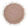 Handgeweven Boho Macrame Vloerkleed – Ronde Vorm