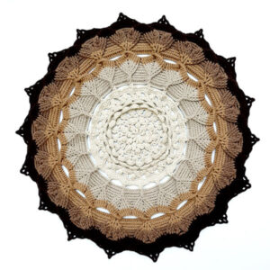 Handgeweven Boho Macrame Vloerkleed – Arkano Patroon