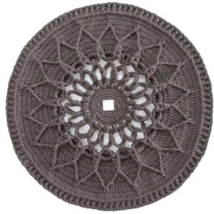 Handgeweven Boho Macrame Vloerkleed – Zon Design
