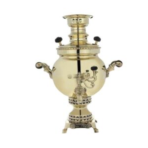 Perzische Messing Samovar Decoratieve Houtskool Theemaker 4 Liter