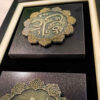Islamitische Calligraphy Marquetry Hout Art Allah, Muhammad & Ali