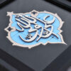 Ingelijste Islamitische Calligraphy Marquetry Houten Inlegwerk Kunst Ali Valiollah
