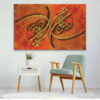 Perzische Houten Poster Print – Az Bar Eshgh Muurkunst