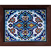 Decoratieve Perzische Ceramic Tile in Lijst – Zeven Kleuren