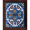 Decoratieve Perzische Ceramic Tile in Lijst – Zeven Kleuren