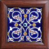 Decoratieve Perzische Ceramic Tile in Lijst – Boze Oog