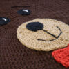 Handgeweven Boho Macrame Vloerkleed – Beer-ontwerp