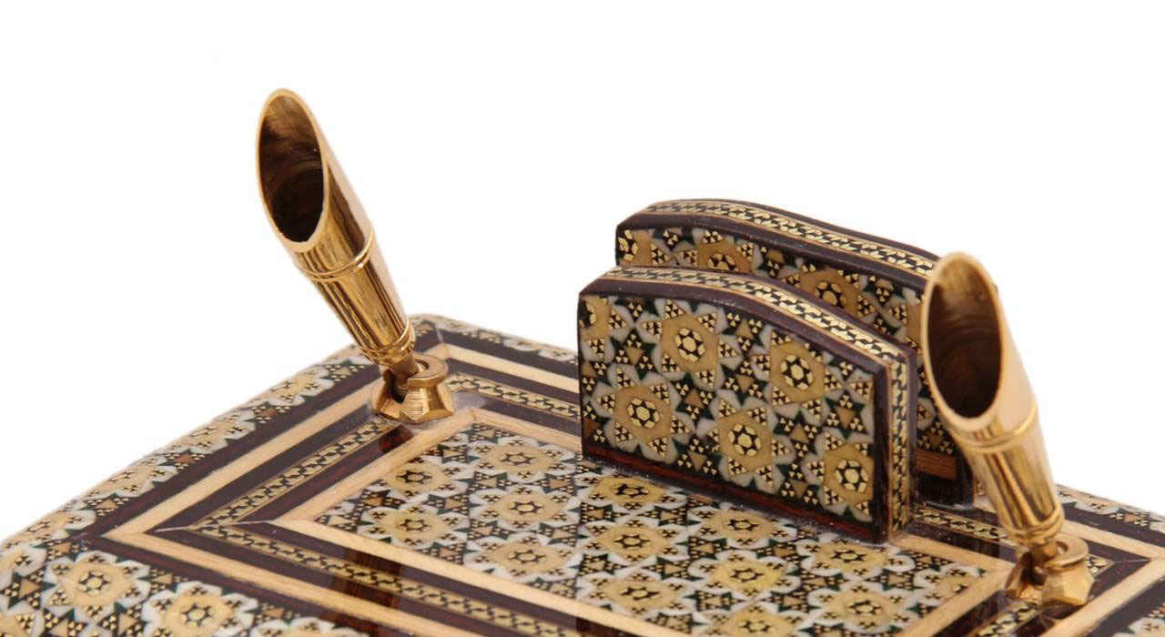 Houten Organizer – Khatamkari Kunst met Markland Ontwerp