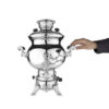 Perzische Gassamovar Theemaker Traditioneel Ontwerp Gladde Afwerking 6 Liter
