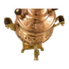 Perzische Koperen Samovar Decoratieve Houtskool Theemaker Bloem Motieven 1 Liter
