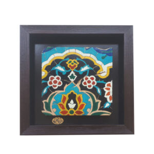 Decoratieve Perzische Ceramic Tile in Lijst – Traditioneel