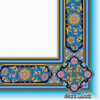Blauwe Tazhib A4 Papier (100x)
