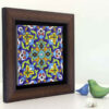 Decoratieve Perzische Ceramic Tile in Lijst – Traditioneel