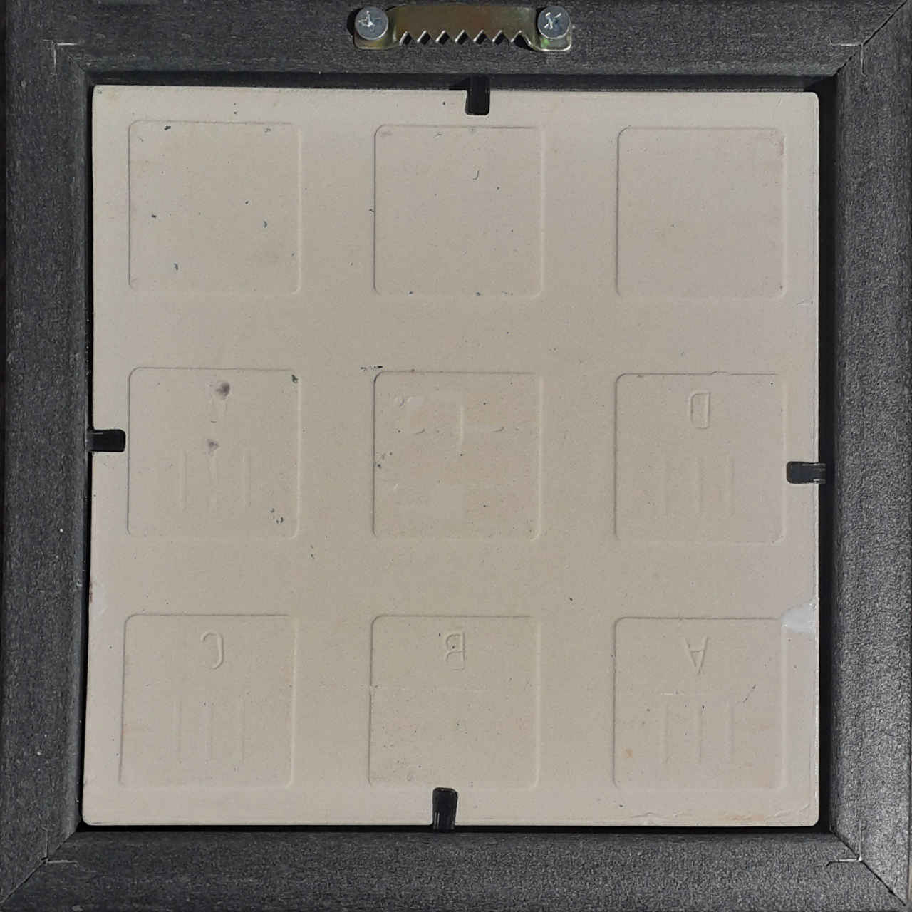 Decoratieve Perzische Ceramic Tile in Lijst – Blauw
