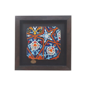 Decoratieve Perzische Ceramic Tile in Lijst – Traditioneel