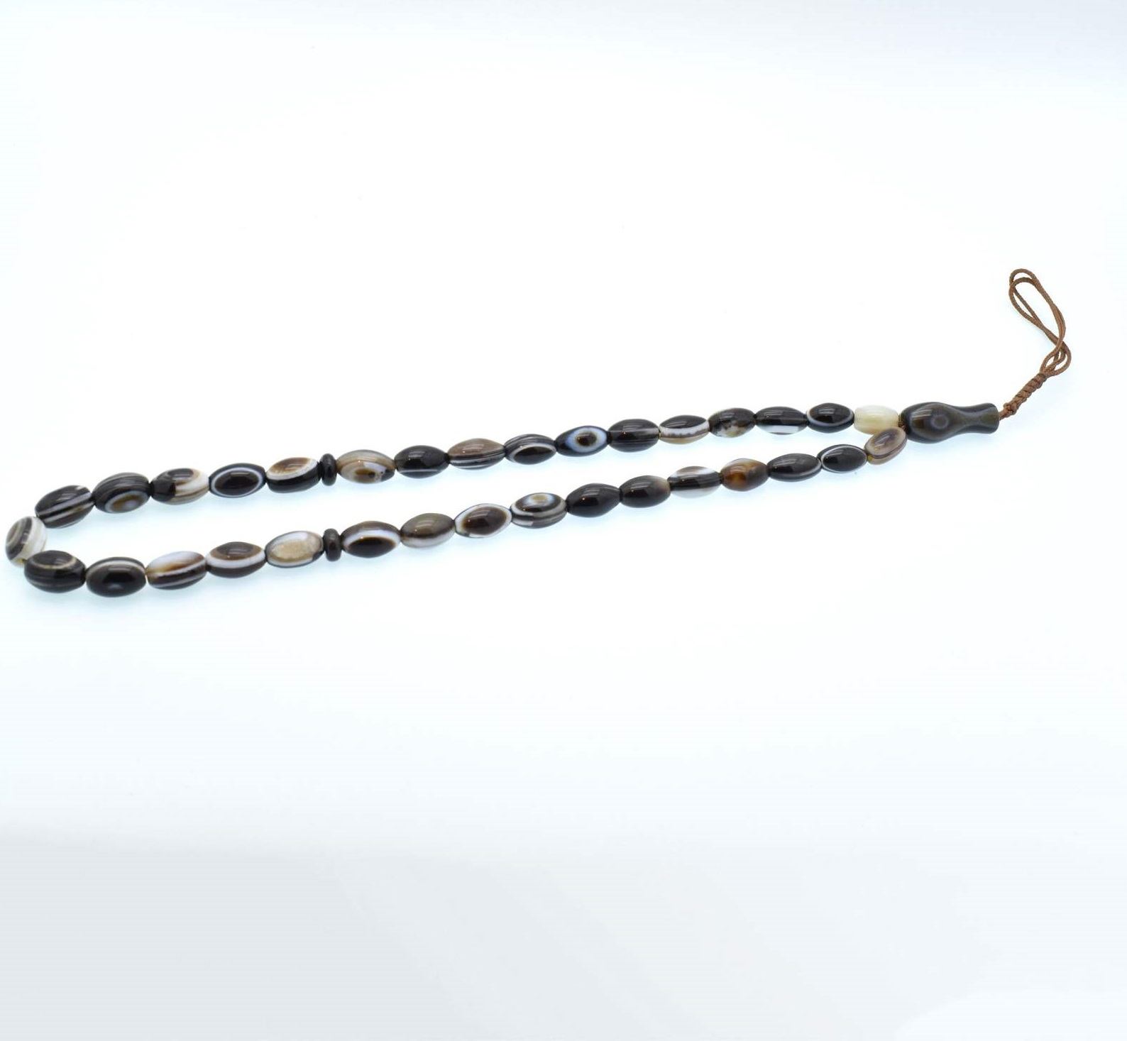 Islamitische Sulemani Hakik Rosary Gevonden met 33 Gebedskralen Tasbih II